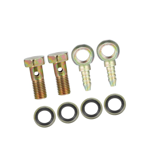 REPAIROCK Banjo Bolt M8x1 Banjo Hose Barb Bolt Fittings Brake