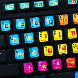 NEW AVID MEDIA COMPOSER DECALS SHORTCUTS for KEYBOARD