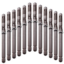 Floating Shelf Brackets -12 Pack Heavy Duty Wood Invisible Shelf Brackets with Screws,DIY Adjustable Hardware Blind Supports Shelves 180LBS Ø10 x 100mm(12 Pack)