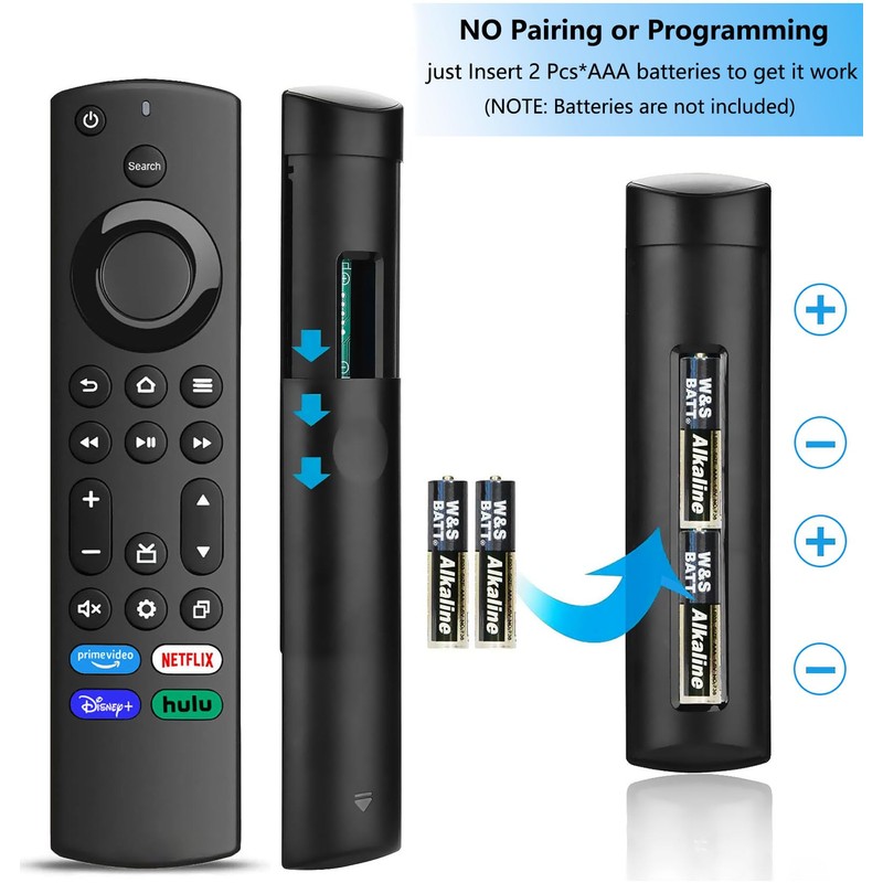 New Remote Replacement for All Insignia TV, with Remote Blue