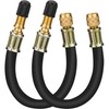 Mellbree 2pcs Valve Stem Extenders, 8.25 Inch Flexible Schrader Tire