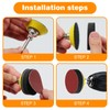 KONGMING 50mm Sanding Discs Hook and Loop 100 pcs Grit