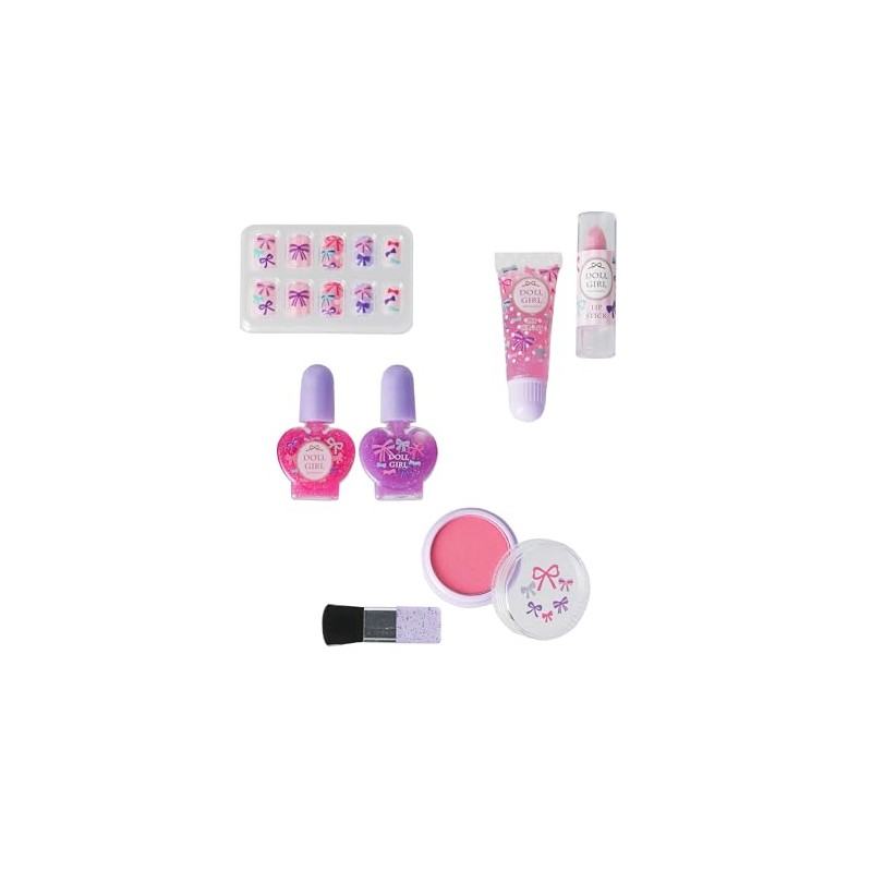 Race 900024 Doll Girl Makeup Backpack, Cosmetics Accessories for 6