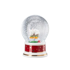 Hutschenreuther Christmas Collectable Series Christmas Songs 2025 "Alle Jahre Wieder Schneekugel "Alle Jahre wieder Snow Globe Height 12 cm