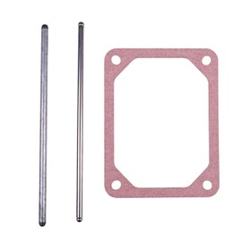 JZGRDN Push Rod Set & Valve Cover Gasket 690981 690982 498745 690971 273486 Compatible with Briggs & Stratton