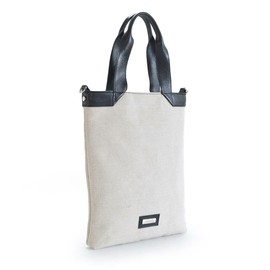 Balcos Women's Canvas 2-Way Casual Tote Bag, Black