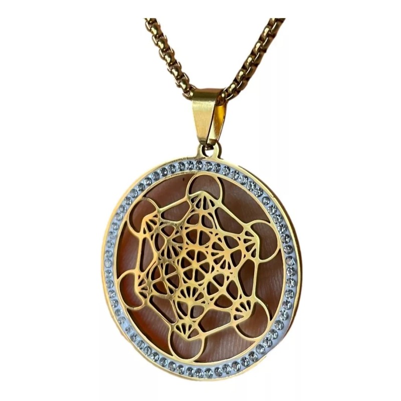 TENDER LIHOME Dije Collar Metatron Arcángel Sello De Protección Espiritual