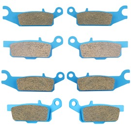 Front & Rear Ceramic Brake Pads Set for Yamaha Grizzly YFM550 550 2009-2014/ YFM700 700 2008-2016/700 Grizzly YFM700 LTD 2016-2019, 4 sets Front and Rear Brake Pads