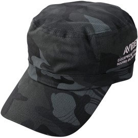 Avirex Custom-made Numbering Embroidered Military Work Cap, 2 Sizes, XL, Large Size, Deep, Men's, Big Size, 24.4 inches (62 cm), Golf Cap, (001) black camo x charcoal