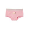 Vertbaudet VERTBAUDETPack of 5 Girls' Shortys Oeko-Tex®, Pack Pink/Aqua
