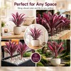 Artificial Dragon Blood Plant Set, 6 Pack Outdoor Cordyline Fack