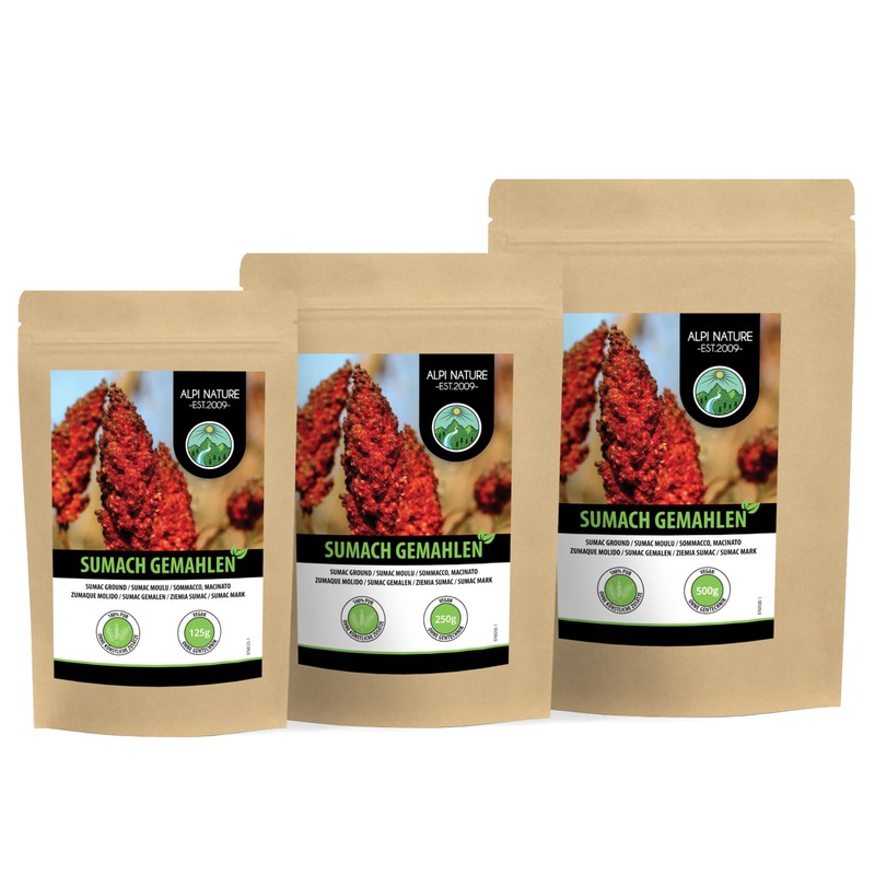 Sumac Spice Powder 125g 4.4 oz by Alpi Nature, Dried