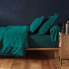 douceur d'intérieur, Fitted Sheet (160 x 200 cm) Lina Emerald,
