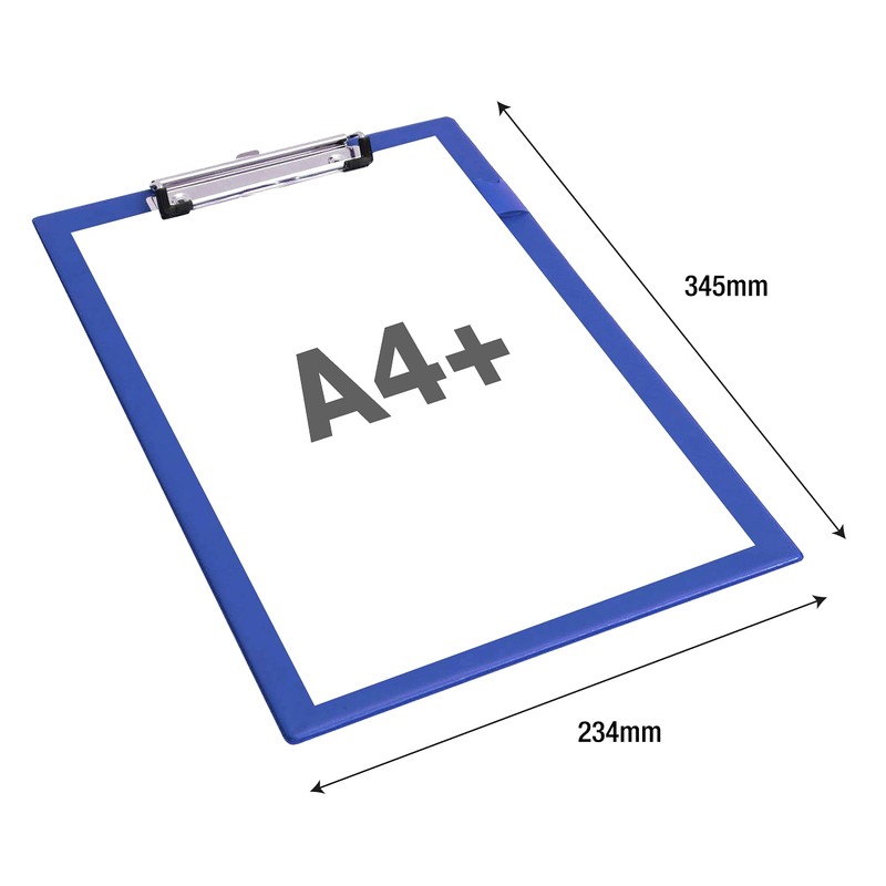 Rapesco VSTCB0L3 Clipboard - A4 (Blue)