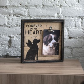 Primitives by Kathy Pet Memorial Box Photo Frame, Forever in My Heart