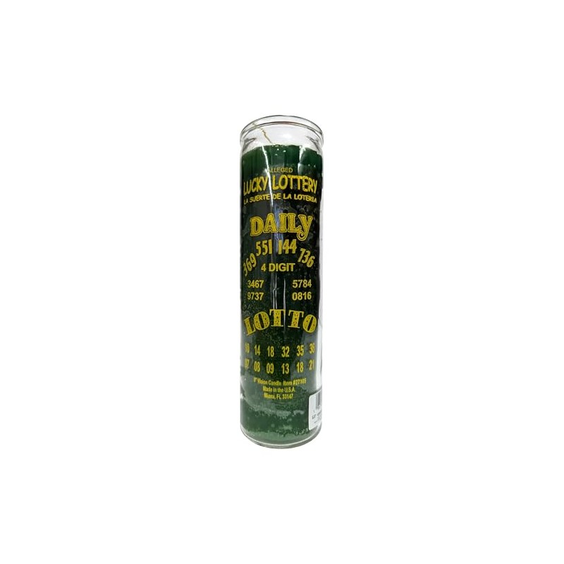 Generic Lucky Lottery (La Suerte de la Loteria) Green Candle