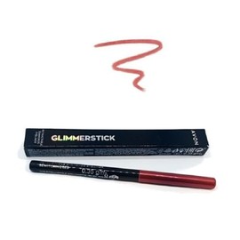 2 x Avon Glimmerstick Eyeliner Twist Up - No Need To Sharpen (Bewitching Red)