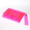 Greeting Life Clear Card Case FunFun Pink YYZ-36