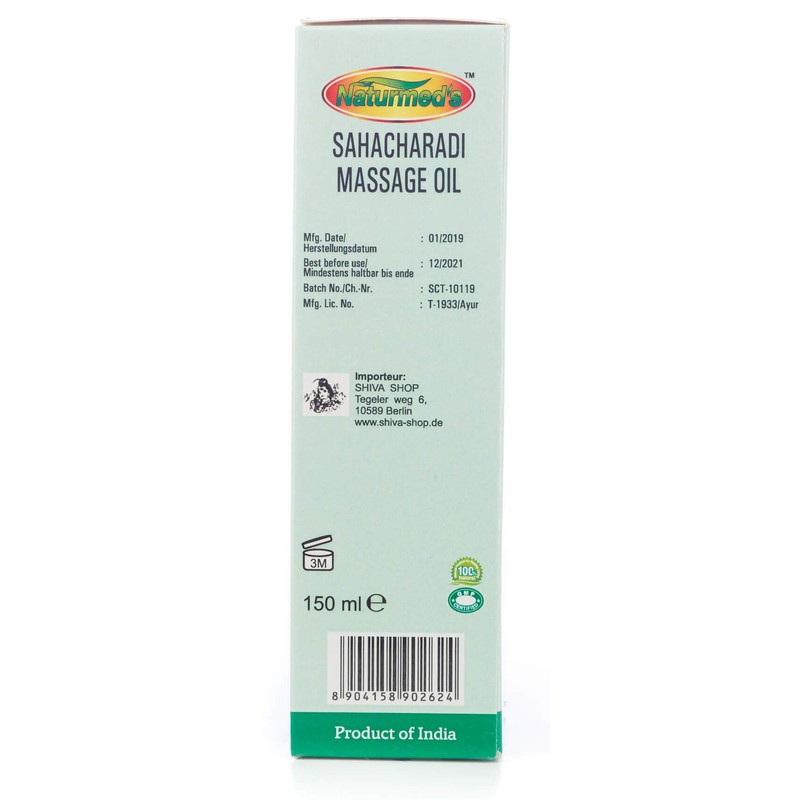 SHIVA-SHOP NATURMED'S SAHACHARADI OIL - 150 ml