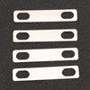 4Pcs Guitar Neck Shim Brass Material Heightening Gasket Set Musical