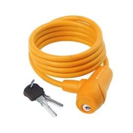 M Wave Unisex's S 8.15 S Spiral Cable Lock, Orange