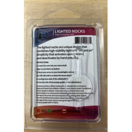 4KJT Outdoors X-bow Lighted Nocks Red Color .302 Diameter