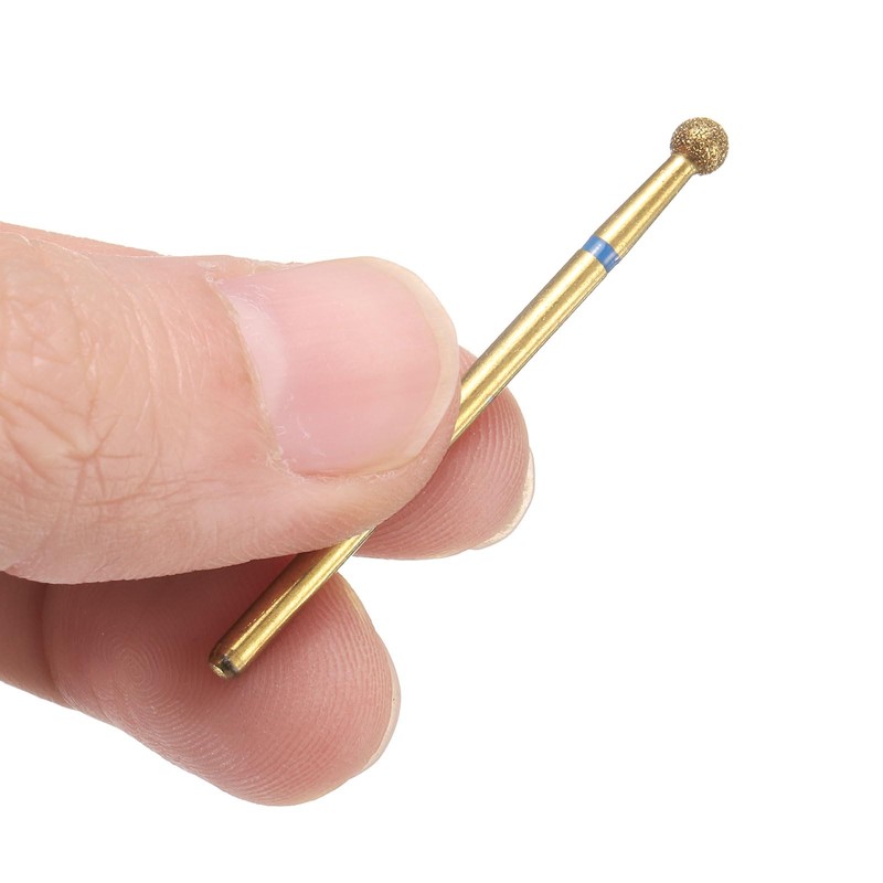 sourcing map 12pcs 120-140 Grits Diamond Grinding Bit 3.5mm Ball