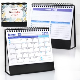 Desk Calendar 2025 Landscape Monthly Calendar, Calendar 2025 Desk Calendar, Standing Calendar 2025, Desk Calendar 2025 for Standing Up Calendar 2025 - White