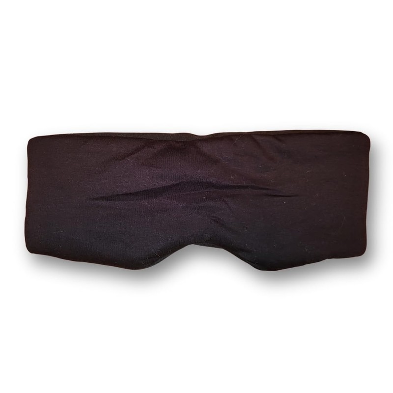 Ayus Wellness Organic Cotton Sleep Mask - Vegan, Light-Blocking, Breathable,
