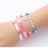 KONMAY 1 Rolls 0.8mm Flat Stretchy Bracelet Strings, 400 Meters