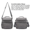 FlowFly Insulated Lunch Bag Adult Lunch Box Large Tote Double