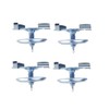 Suspended Ceiling Grid Mounting Clips – 4 Pack for Mounting