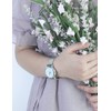 AVGI Women's Date Waterproof Watch with Replacement Band, Silver Blue