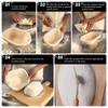 Sourdough Banneton Bortform 21cm/8inch Oval Pulp Bread Proofing Basket Set