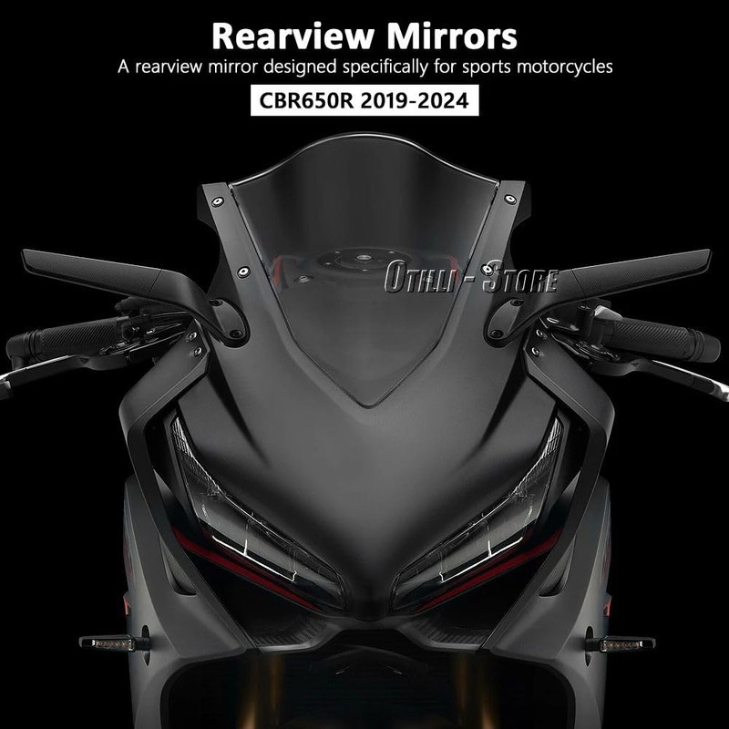 Fits for Honda CBR650R (2019-2024) Motorcycle Accessories Rearview Mirrors Aluminum