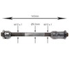 Easyboost Rear Wheel Axle 10 x 145 mm Hubs Hollow