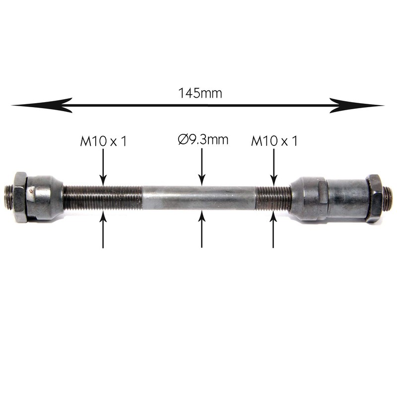 Easyboost Rear Wheel Axle 10 x 145 mm Hubs Hollow
