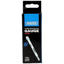 Draper 51536 Tyre Pressure Gauge , Blue