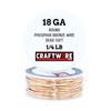 Solid Bare Bronze Wire Round Selection, Dead Soft, 1/4 LB,