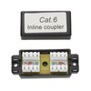 kenable Inline Punch Down Coupler for Lan Cables CAT6 Black