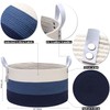Sea Team Extra Large Size Cotton Rope Woven Storage Basket