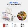 Alpicool S15 Portable Freezer, 12 Volt Refrigerator, 18 Quart (16.8