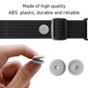 Sylvil 10 Sets Seat Belt Button Stop, Plastic Seat Belt