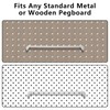 4 Pack Pegboard Ribbon Holder, Pegboard Hooks, Pegboard Ribbon Storage
