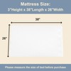 Moonlightfamily 3 inch 38"x26" Mini Crib Mattresses, Waterproof and Removable