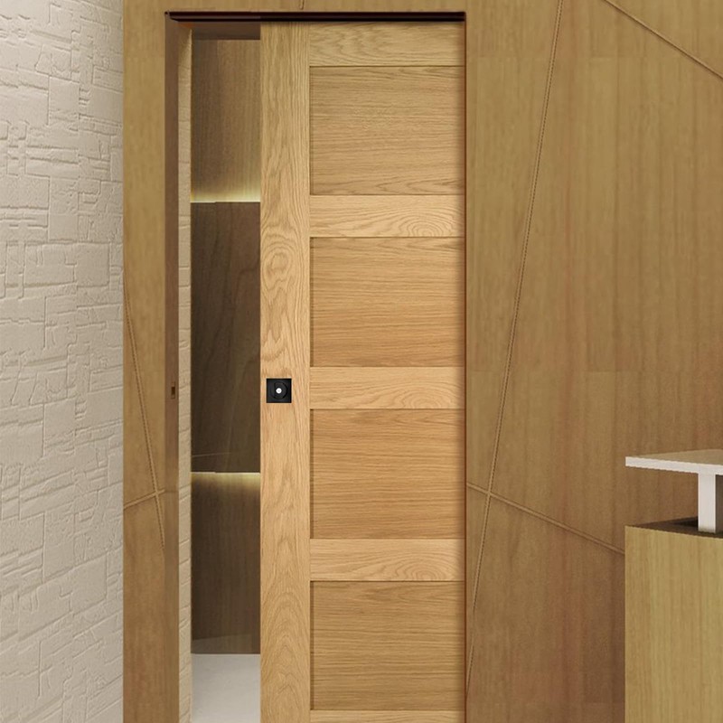 Pocket Door Lock,Privacy Door Hardware Suitable for Bathroom Bedroom etc