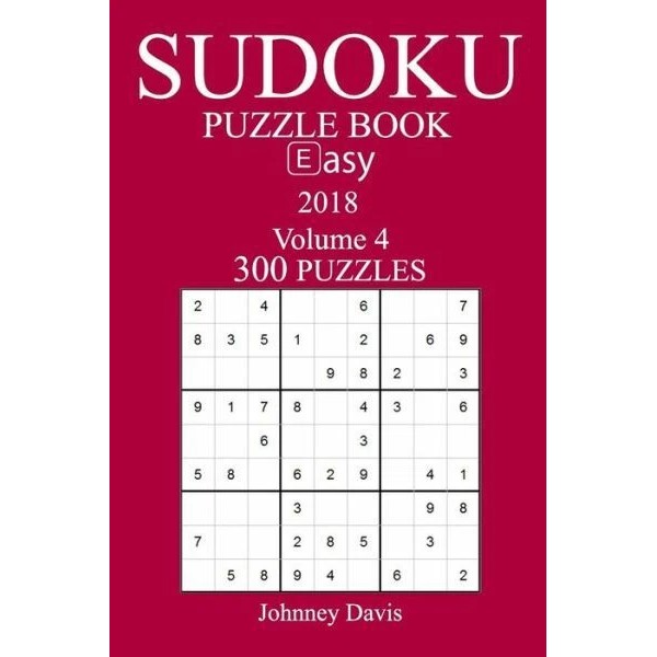 300 Easy Sudoku Puzzle Book - 2018