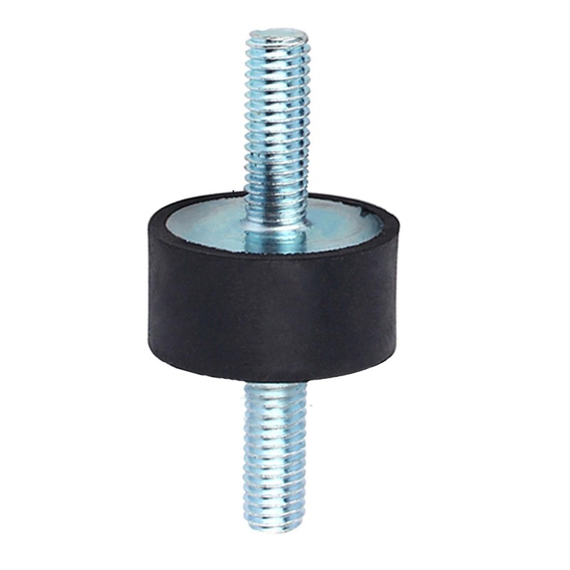 Rubber Mount Damper for Air Compressor, Engine Shock Isolator, Threaded