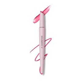 IT COSMETICS -DO IT ALL LIP TRANSFORMER FEARLESS PINK - LABIAL 2 EN 1 CON DELINEADOR INTEGRADO, COLOR CON HASTA 24 HORAS DE DURACIN MIENTRAS BRINDA...