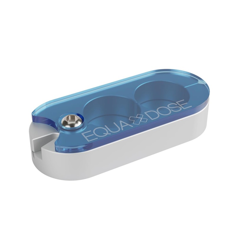 EQUADOSE Pill Splitter with Precision Aluminum Blades, Safely and Cleanly